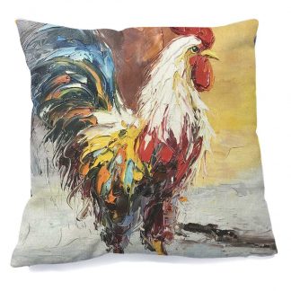 Chicken for Two Cushion Cover