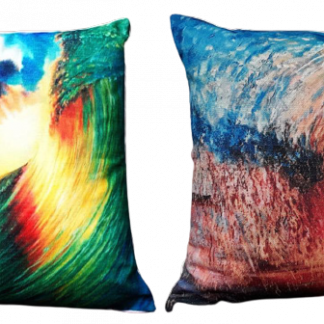 wave cusihon pillow cover