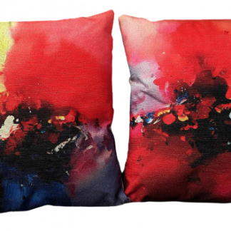 Pair of Abstract Cushion Cover